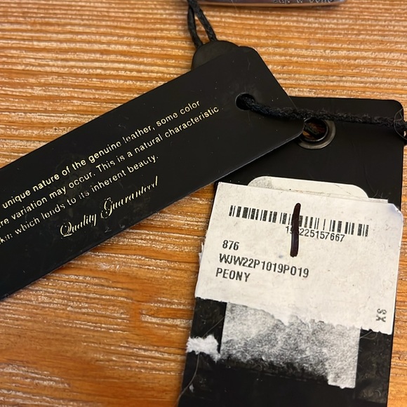 RAG & BONE NWT Baby Boyfriend Woven Belt - Peony- Size XS - Picture 3 of 9